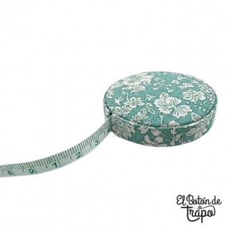 Cinta Metrica Liberty Turquesa 2