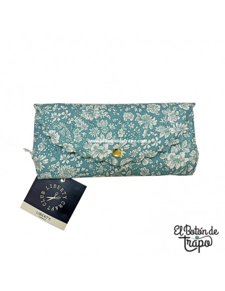 Estuche de Costura Liberty Turquesa