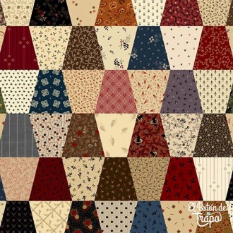 Tela Cotton Thimble Miniatures Multi de Marcus Fabrics