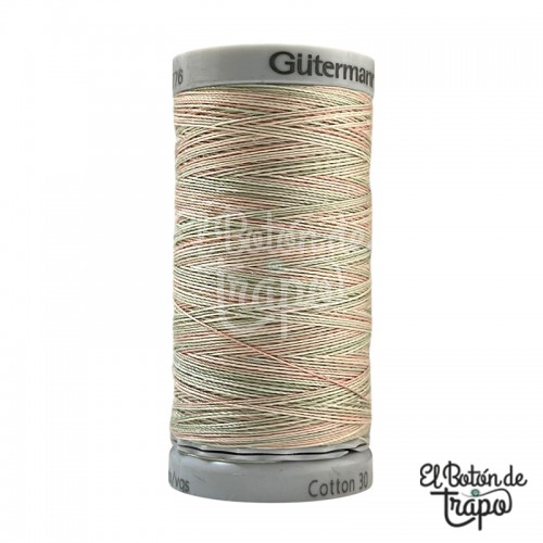 Hilo para bordar y acolchar a máquina Gütermann Sulky matizado 4026.