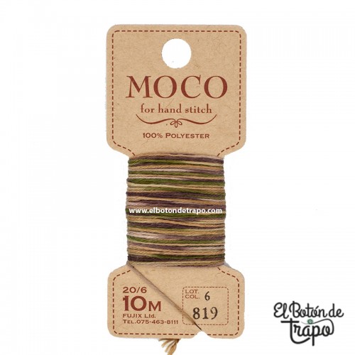 Hilo de bordado Moco Degradado 819