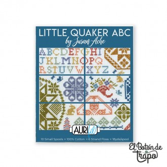 Colección Hilos Little Quarter ABC por Susan Ache Aurifil