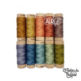 Colección Hilos Little Quarter ABC por Susan Ache Aurifil 2