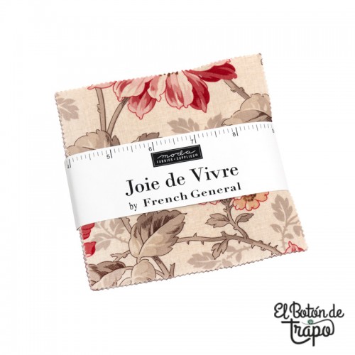 Charm Pack Joie de Vivre de French General Moda Fabrics