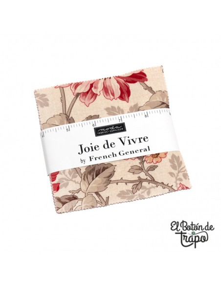Charm Pack Joie de Vivre de French General Moda Fabrics