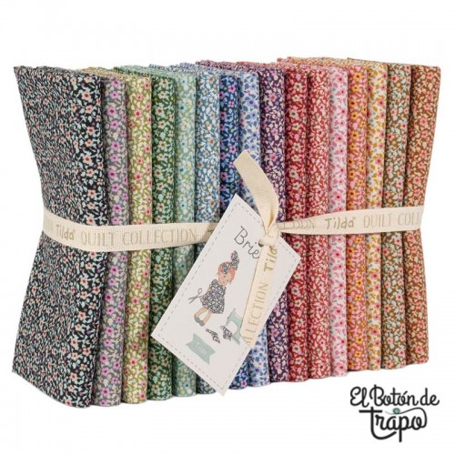 Pack 16 Fat Quarters Tilda Brie