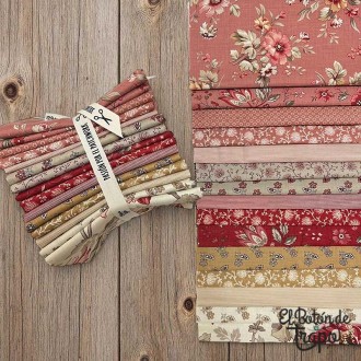 Pack 15 Fat Quarters Joie de Vivre Telas patchwork de moda fabrics 2