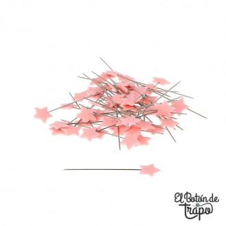 Alfileres BOHIN Cabeza de Estrella Rosa 2