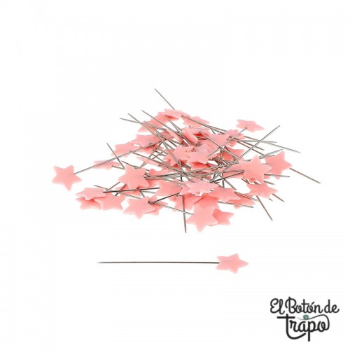 Alfileres BOHIN Cabeza de Estrella Rosa