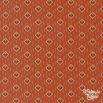 Tela patchwork caldera geométrica pequeña algodón Moda Fabrics