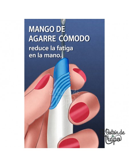 Descosedor cortahilos ergonómico con cuchilla afilada para costura