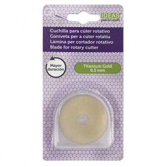 Cuchilla Ideas para Cutter patchwork 45mm Titanium Gold