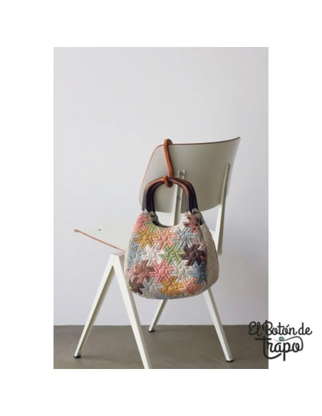 quilt bebé patchwork hecho a mano geométrico