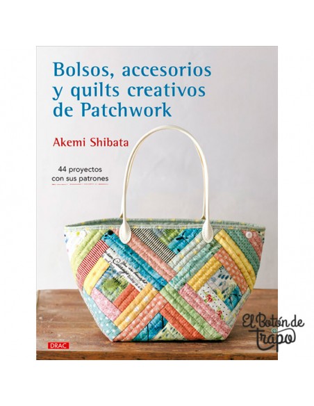 Libro patchwork Akemi Shibata bolsos accesorios quilts