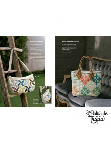 Bolsos patchwork y accesorios libro Akemi Shibata