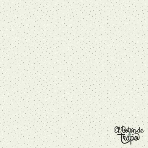 Tela Nest Basics lunares verde suave patchwork
