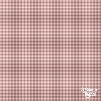 Tela Nest Basics cuadros rojo empolvado patchwork