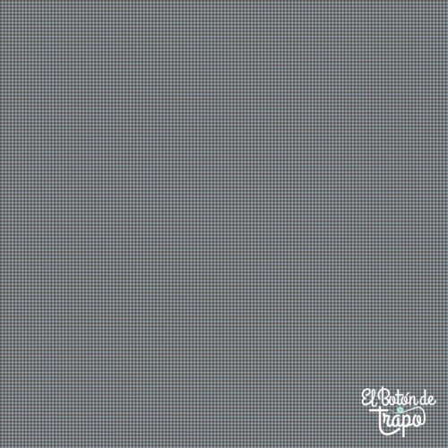 Tela Nest Basics cuadros azul oscuro patchwork