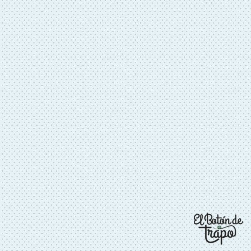 Tela Nest Basics estrellas azul claro algodón