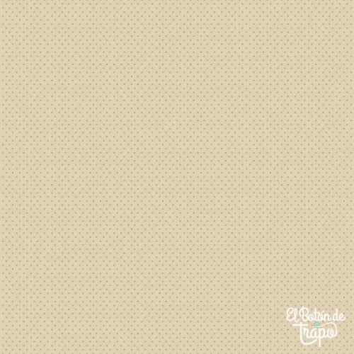 Tela Nest Basics estrellas beige patchwork algodón