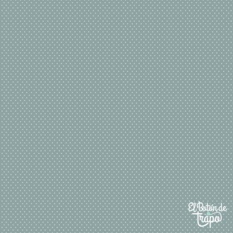 Tela Nest Basics estrellas azul vintage quilting