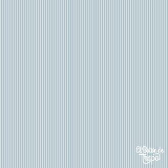 Tela Nest Basics rayas azul empolvado quilting