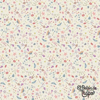 Tela floral Slow and Steady Anni Downs patchwork