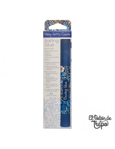 Pegamento para hilvanar en barra Hobby Gift Create 6 gramos para patchwork y quilting