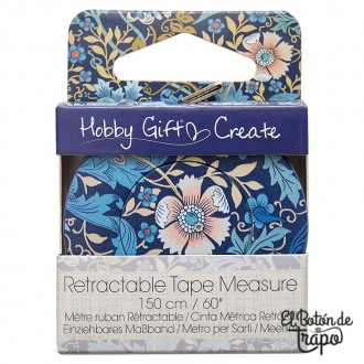 Cinta métrica retráctil Hobby Gift Create 150 cm para costura y patchwork
