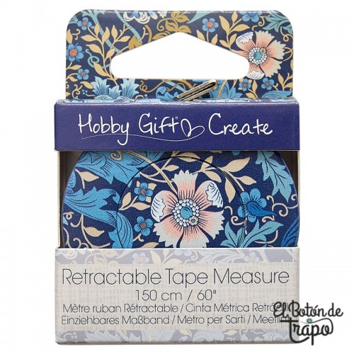 Cinta métrica retráctil Hobby Gift Create 150 cm para costura y patchwork
