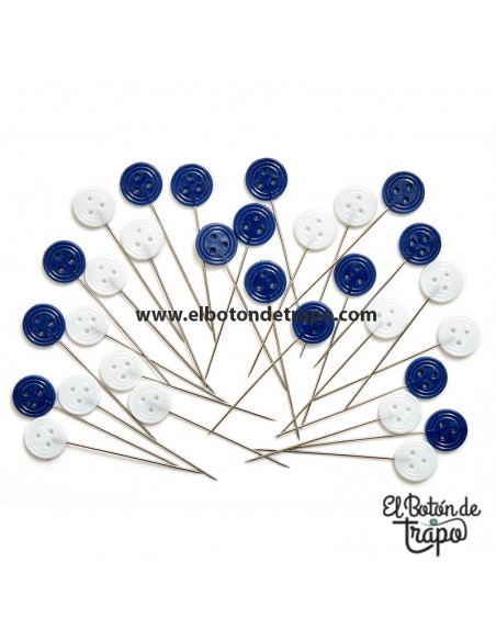 Alfileres de cabeza botón termorresistentes Hobby Gift Create en tarro de cristal reutilizable para costura y patchwork
