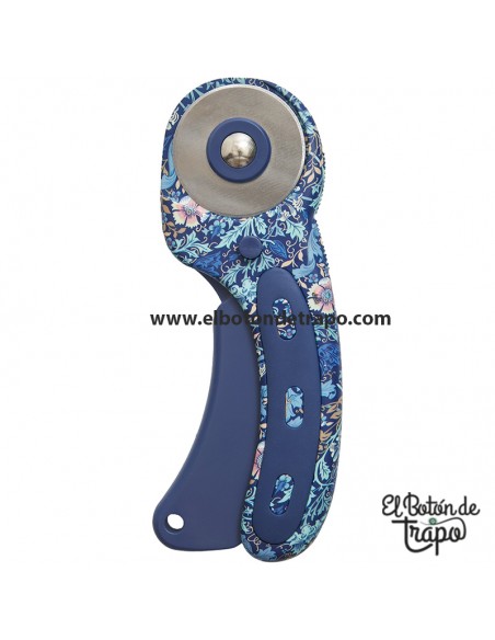 Cúter rotativo Hobby Gift Create de 45 mm con cuchilla de acero y mango ergonómico para patchwork, quilting y costura