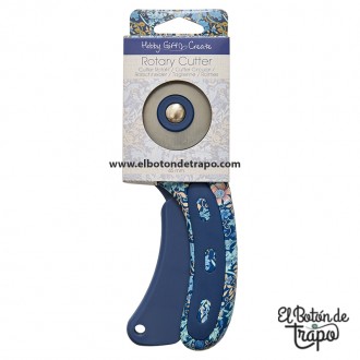 Cúter rotativo Hobby Gift Create de 45 mm con cuchilla de acero y mango ergonómico para patchwork, quilting y costura