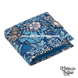 Costurero porta agujas Hobby Gift Create con estampado floral y cierre de presión