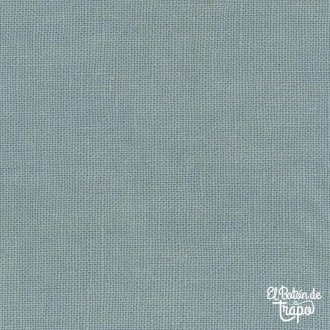 Tela lino algodón Devonstone azul grisáceo 55% lino 45% algodón