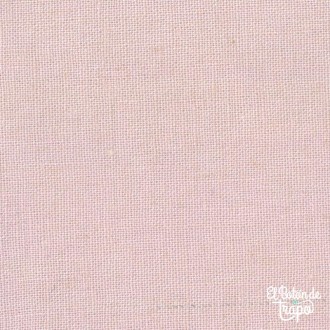 Tela lino algodón Devonstone rosa nude 55% lino 45% algodón