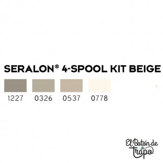 Pack de Hilos Beige Seralon Mettler 2