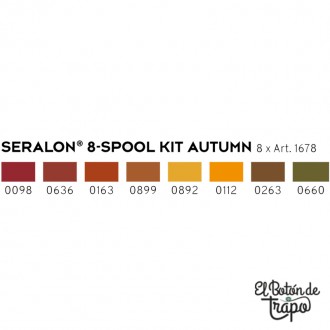 Pack de Hilos Autumn Silk-Finish Seralon 2