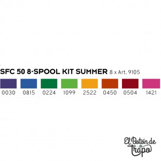 Pack de Hilos Summer Silk-Finish Mettler 2