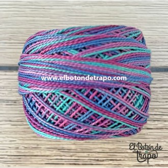 Hilo Valdani Perlé Nº12 color M33 Lollipop 100% algodón egipcio para patchwork y bordado 2