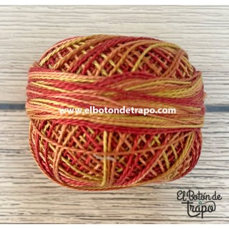 Hilo Valdani Perlé Nº12 color M37 Autumn 100% algodón egipcio para patchwork y bordado 2