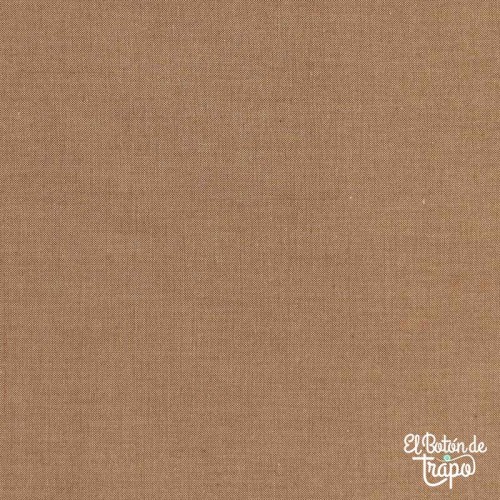 Tela Tilda Chambray Brown