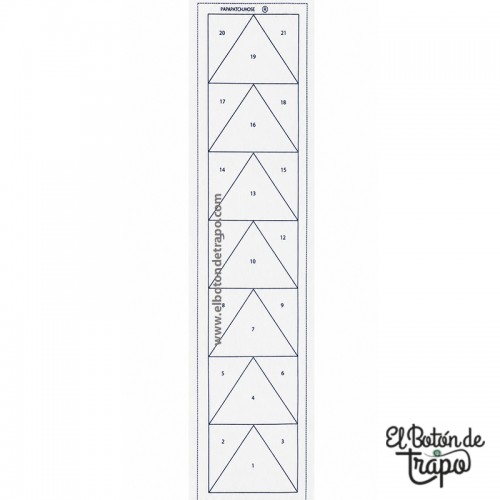 Tela estampada Vuelo de la Oca 7 cm para patchwork
