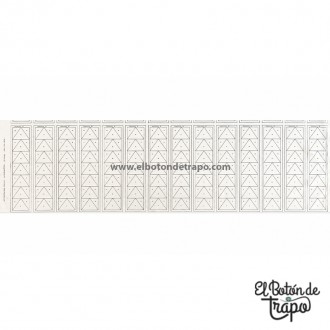 Tela estampada Vuelo de la Oca 7 cm para patchwork 2
