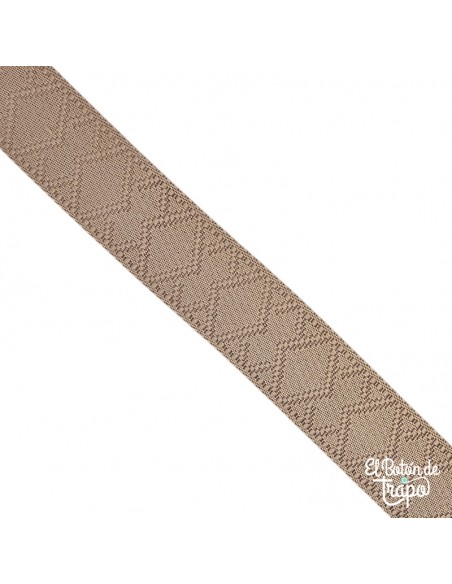 Cinta Natural para bolsos y mochilas de 38 mm 100% poliéster
