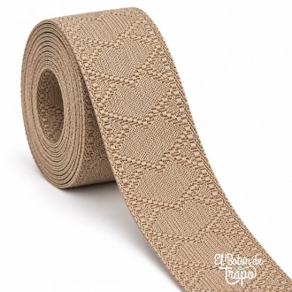 Cinta Natural para bolsos y mochilas de 38 mm 100% poliéster 2