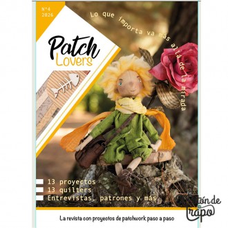 Revista Patch Lovers Nº 4 2026 con 13 proyectos de patchwork