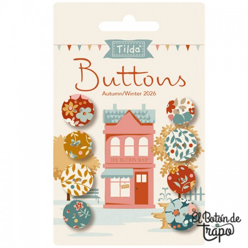Set de botones Tilda Village Life Autumn 400080