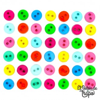 Botones redondos tropicales 6 mm Dress It Up
