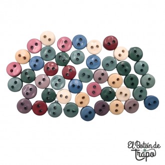 Botones redondos country 6 mm Dress It Up
